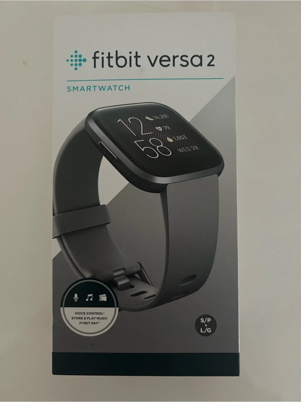 fitbit Versa 2 Smartwatch - Charcoal Gray